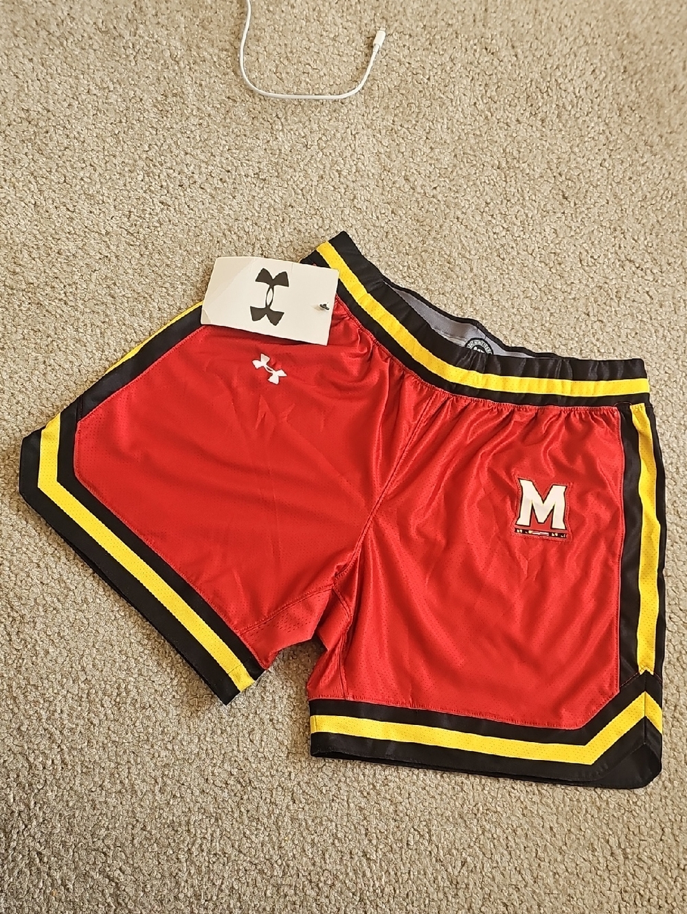 Under Armour Basketball Women’s Red Athletic Shorts Game Day Select M23